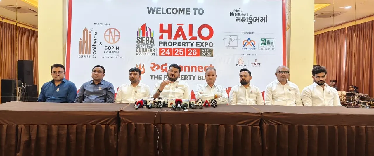 HALO પ્રોપર્ટી એક્સ્પો 2026: સુરતના રિયલ એસ્ટેટ ક્ષેત્રે નવા યુગનો પ્રારંભ અને ‘પ્રોપર્ટીનો મહાકુંભ’ 3 WhatsApp Image 2026 04 20 at 4.13.07 PM.jpeg