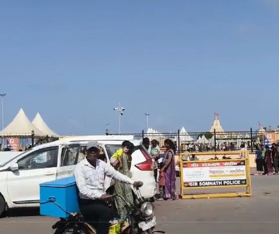 સોમનાથ મંદિર નજીક હિટ એન્ડ રન: 65 વર્ષીય વૃદ્ધાને કારે ફંગોળ્યા, ચાલક ફરાર 3 geerisomanath.jpeg