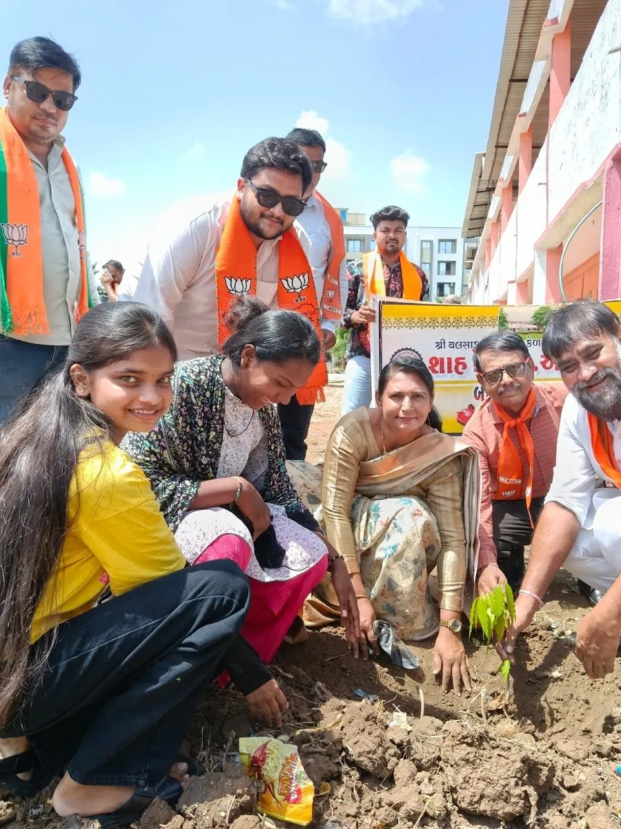 વલસાડમાં વિશ્વ પર્યાવરણ દિવસની ઉજવણી: ભાજપ લઘુમતી મોરચા દ્વારા શાહ કે.એમ. હાઈસ્કૂલ ખાતે કરાયું વૃક્ષારોપણ 2 valsad1.jpg