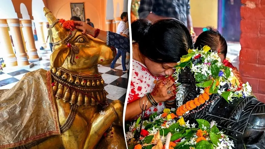શિવ મંદિરમાં નંદીનો એક પગ આગળ કેમ હોય છે? તેની પાછળ છુપાયેલું છે આ મોટું રહસ્ય! 2 Nandi Mystery