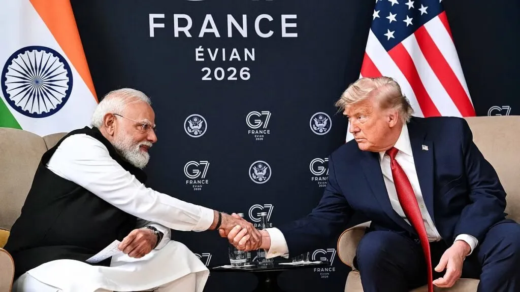 PM મોદીને જોઈને ટ્રમ્પે એવું શું કહ્યું કે વડાપ્રધાન પણ હસી પડ્યા? 3 US India.1