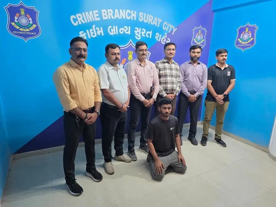 સુરત પોલીસનું 'ઓપરેશન કારાવાસ': હત્યાના કેસમાં જામીન પર ફરાર આરોપી ઝડપાયો! 2 surat.jpg