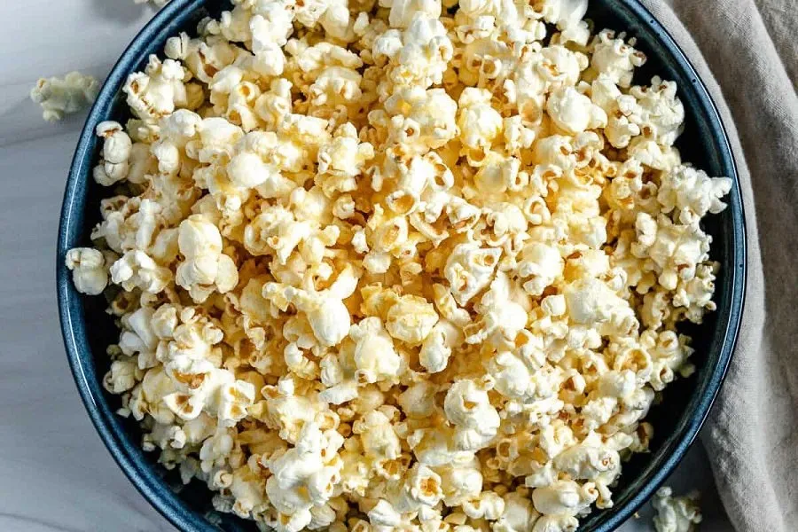 Homemade popcorn