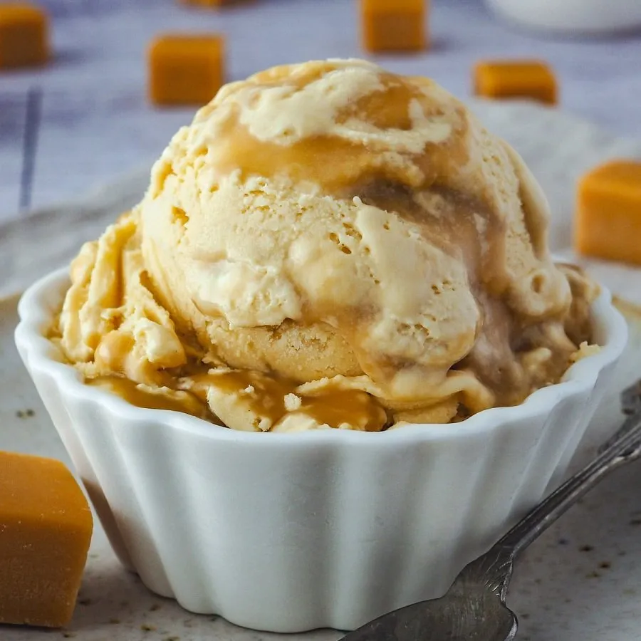 Butterscotch ice cream