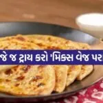 mixed veg paratha