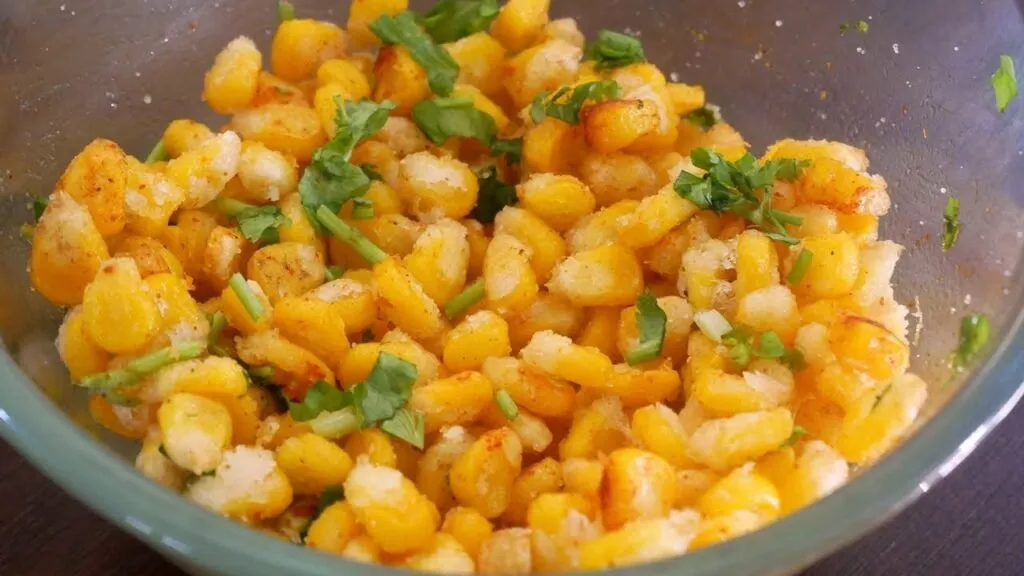 Corn chaat
