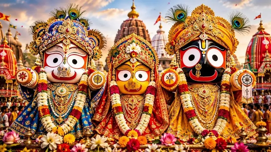ભગવાન જગન્નાથની અનોખી 'રસગુલ્લા લીલા', જાણો કેમ 9મા દિવસે પ્રભુને મનાવવા અર્પણ થાય છે મીઠો ભોગ! 2 Jagannath Rath Yatra