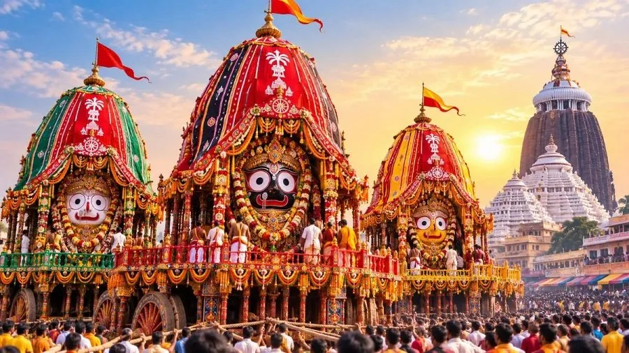 કેમ મંદિરની ઉપરથી નથી ઉડતા પક્ષીઓ કે વિમાન? જગન્નાથ ધામના 7 ચોંકાવનારા રહસ્યો 2 Jagannath Rath Yatra