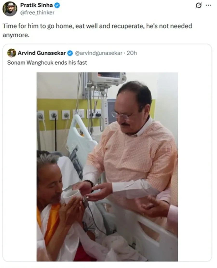 ‘સોનમ વાંગચુક ICUમાં…’: અનશન તોડવાની પદ્ધતિ પર સવાલો ઊભા થતાં પત્નીએ આપ્યો સણસણતો જવાબ 3 vanchuk0011.jpg
