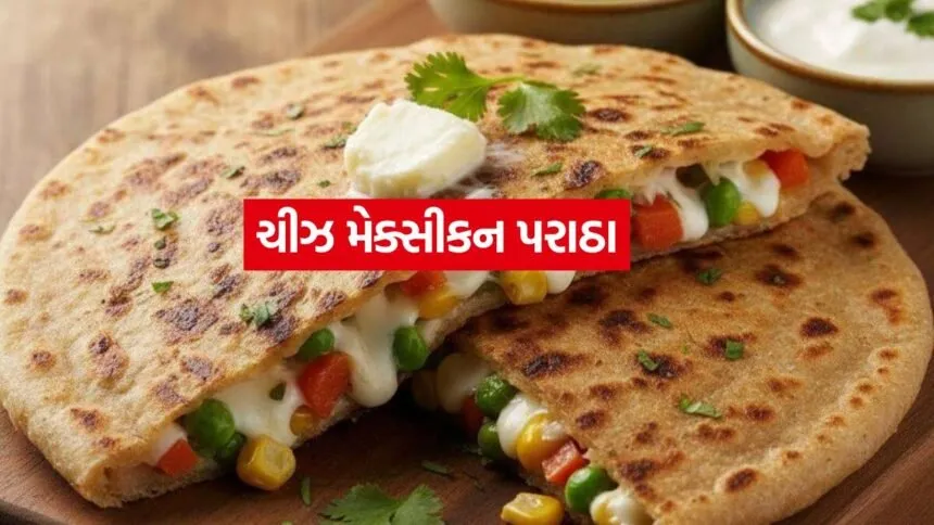 Cheese Mexican Paratha