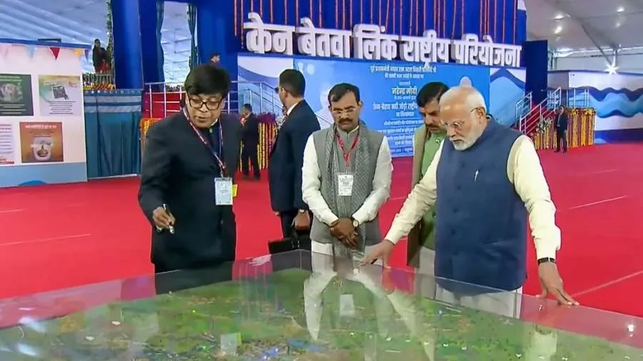 કેન-બેટવા લિંક પ્રોજેક્ટ: રાજકીય વિવાદ વચ્ચે જાણો શું છે જમીની હકીકત અને દાવાની સત્યતા 3 modi0.jpg
