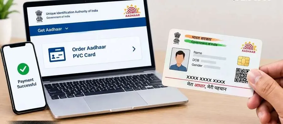 આધાર કાર્ડ ખોવાઈ ગયું છે? ઘરે બેઠા સરળતાથી મંગાવો નવો અને ટકાઉ પ્લાસ્ટિક PVC આધાર કાર્ડ 2 Aadhaar PVC Card