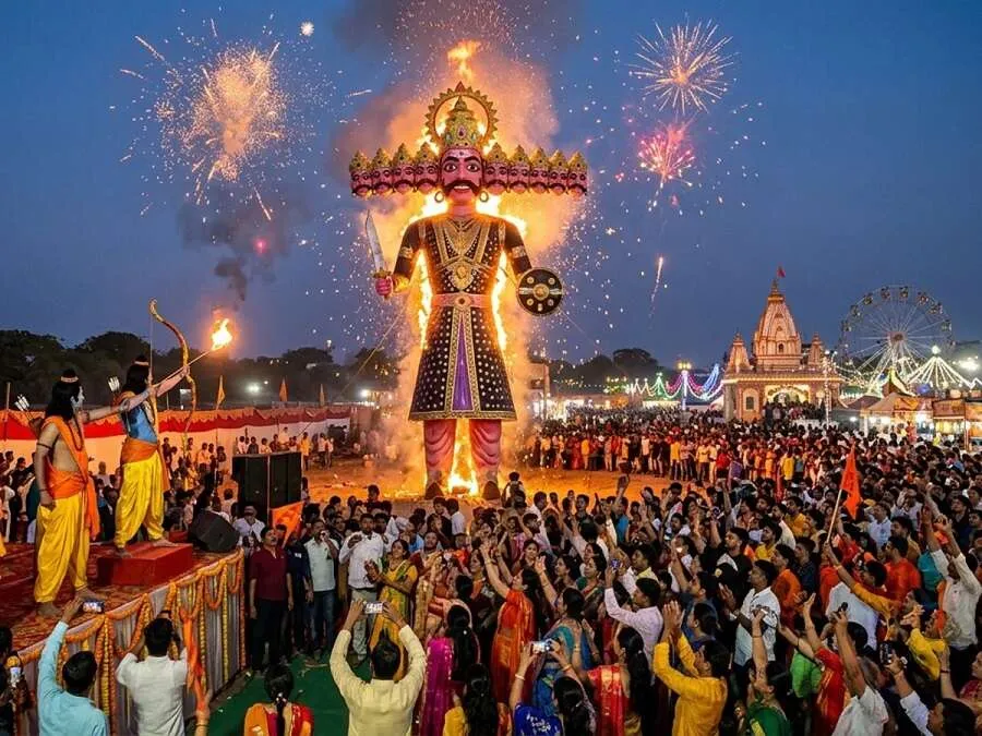 આ શહેરમાં રાવણ દહનને નથી ગણવામાં આવતું માત્ર પુતળું, એક માનવીની જેમ પૂરી થાય છે અંતિમ ક્રિયાઓ! 3 Dussehra Festival