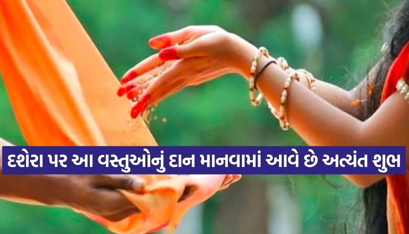 દશેરા પર નિસ્વાર્થ ભાવે કરેલું આ દાન બદલી શકે છે તમારું ભાગ્ય, જાણી લો તમારી રાશિ માટે શું છે ખાસ 1 Dussehra 2026