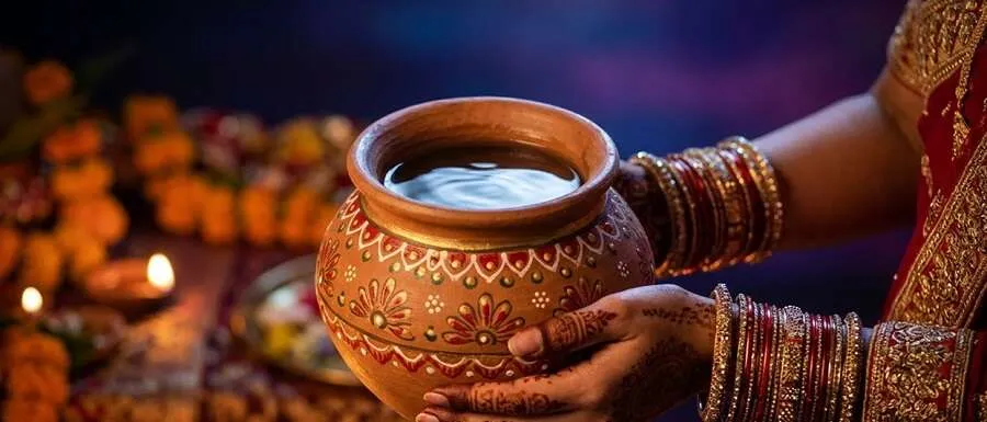 જો તમે પણ કરવા ચોથનું વ્રત રાખવાના છો, તો કળશ સ્થાપનાના આ નિયમો જાણી લેજો! 2 Karwa Chauth
